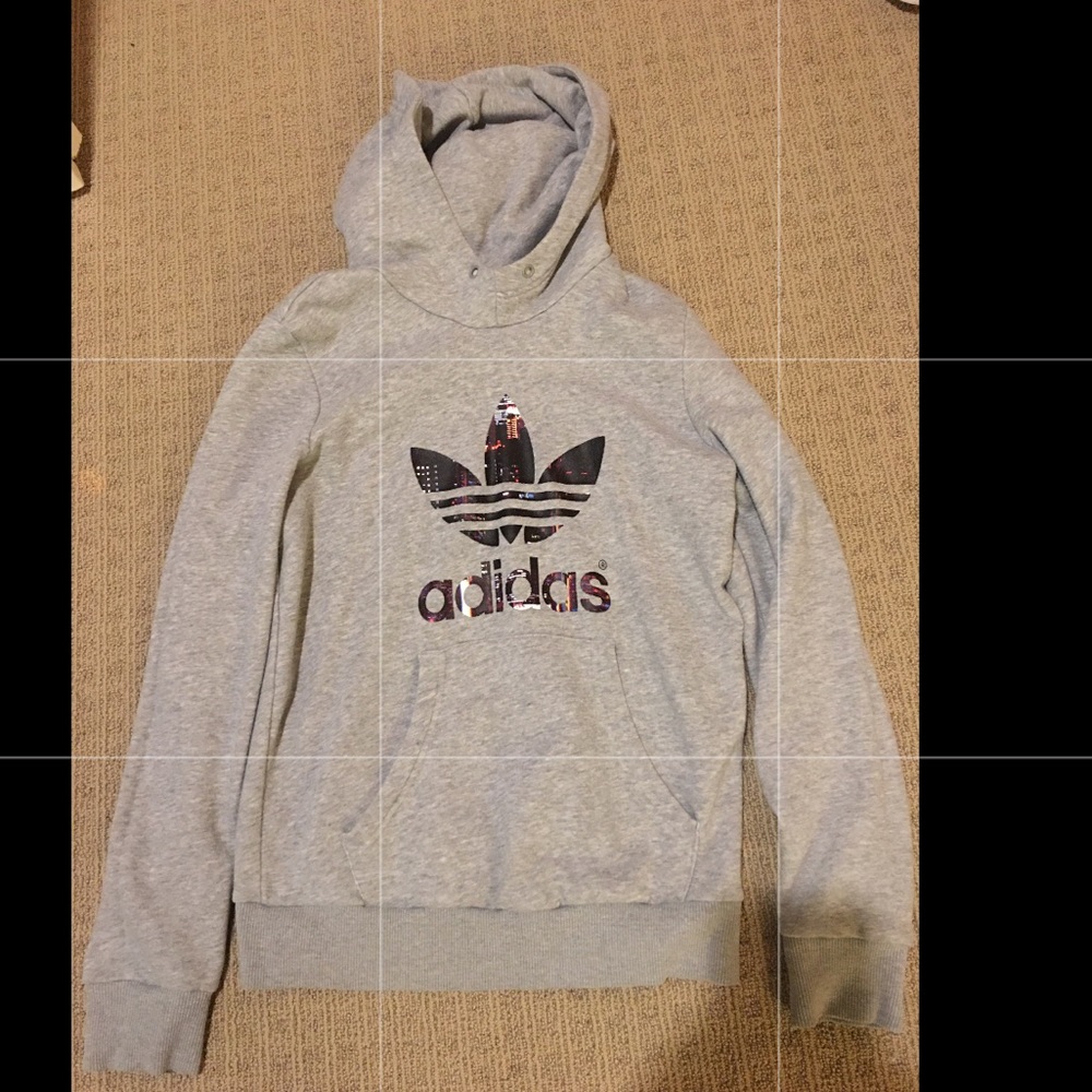 Adidas grey sweatshirt